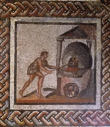 Bakker en broodoven, oorspronkelijk uit Saint-Romain-en-Gal, Rhone-Alpes, Frankrijk, 3e eeuw na Christus